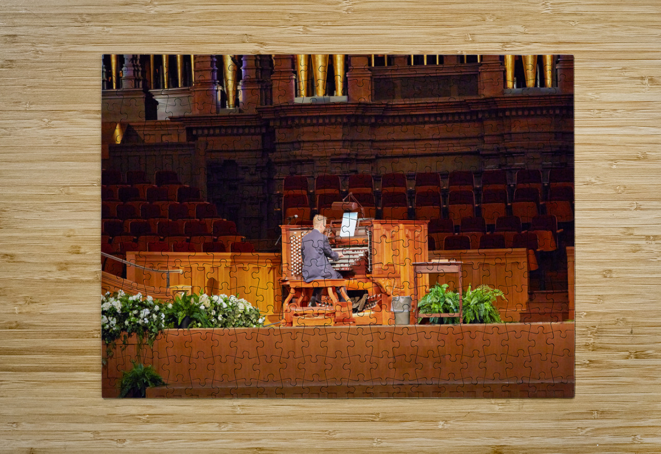 The Tabernacle Pipe Organ. Salt Lake City Utah USA Marco Brivio Puzzle printing