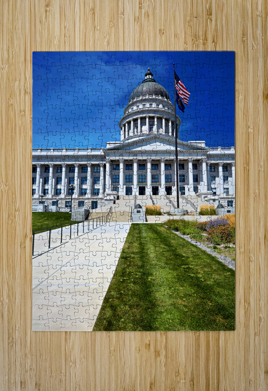 The Utah State Capitol house of government for the U.S. state of Utah. Marco Brivio Puzzle printing