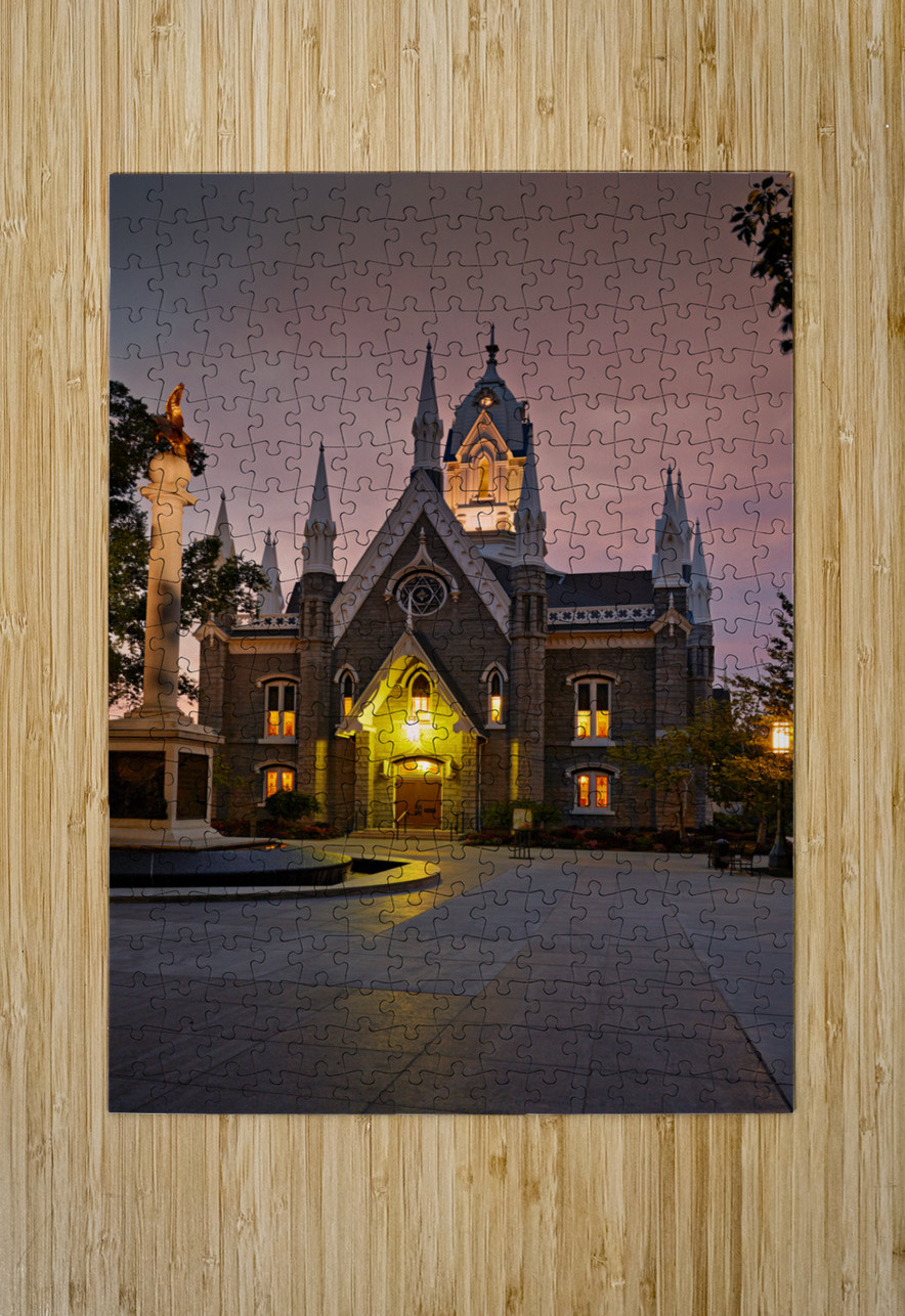 The Assembly Hall. Temple Square. Salt Lake City Utah USA Marco Brivio Puzzle printing
