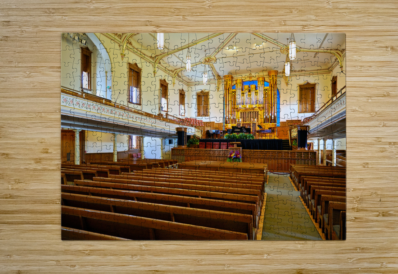 The Assembly Hall. Temple Square. Salt Lake City Utah USA Marco Brivio Puzzle printing