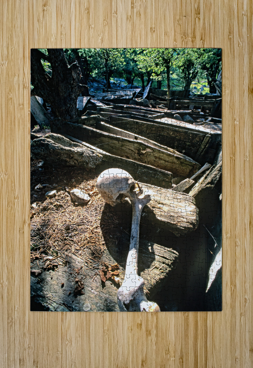 Pakistan. A Kalash cemetery in Bumburet valley Marco Brivio Puzzle printing