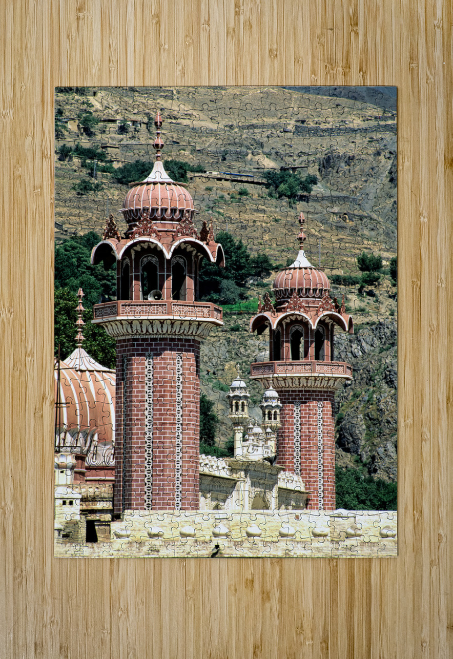 Pakistan. The mosque in Chitral Marco Brivio Puzzle printing