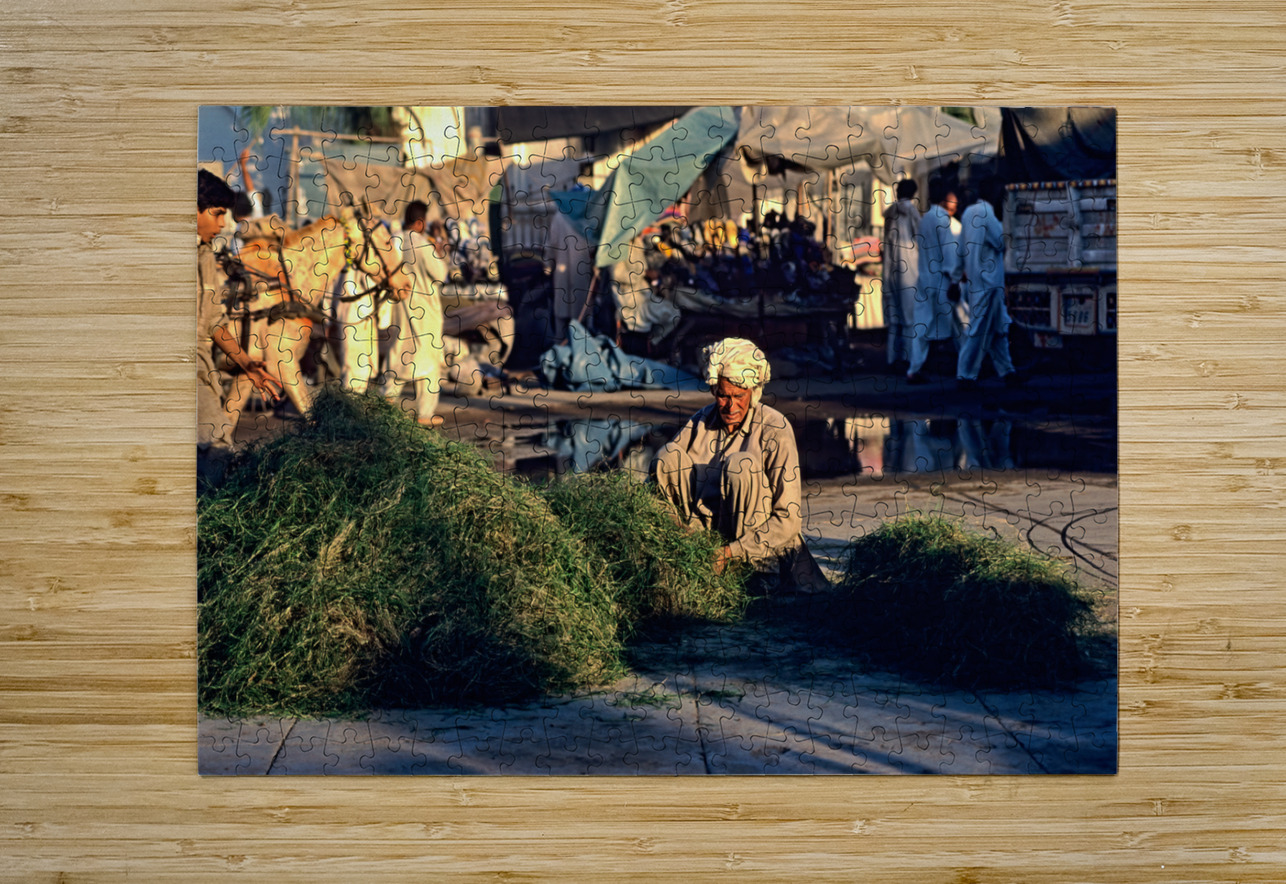 Pakistan. The street market in Lahore Marco Brivio Puzzle printing