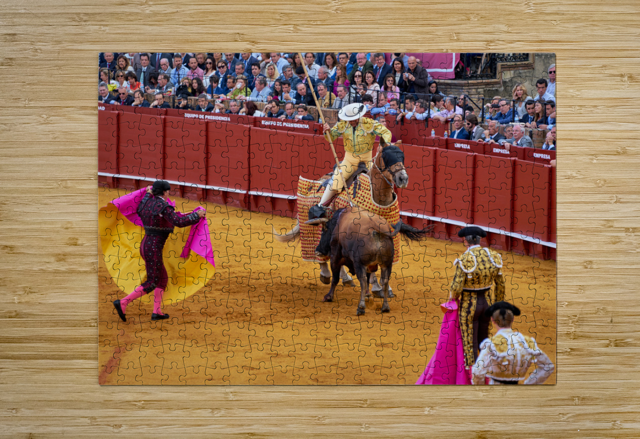 ANDALUSIA SPAIN. Bullfight in Seville Arena Marco Brivio Puzzle printing