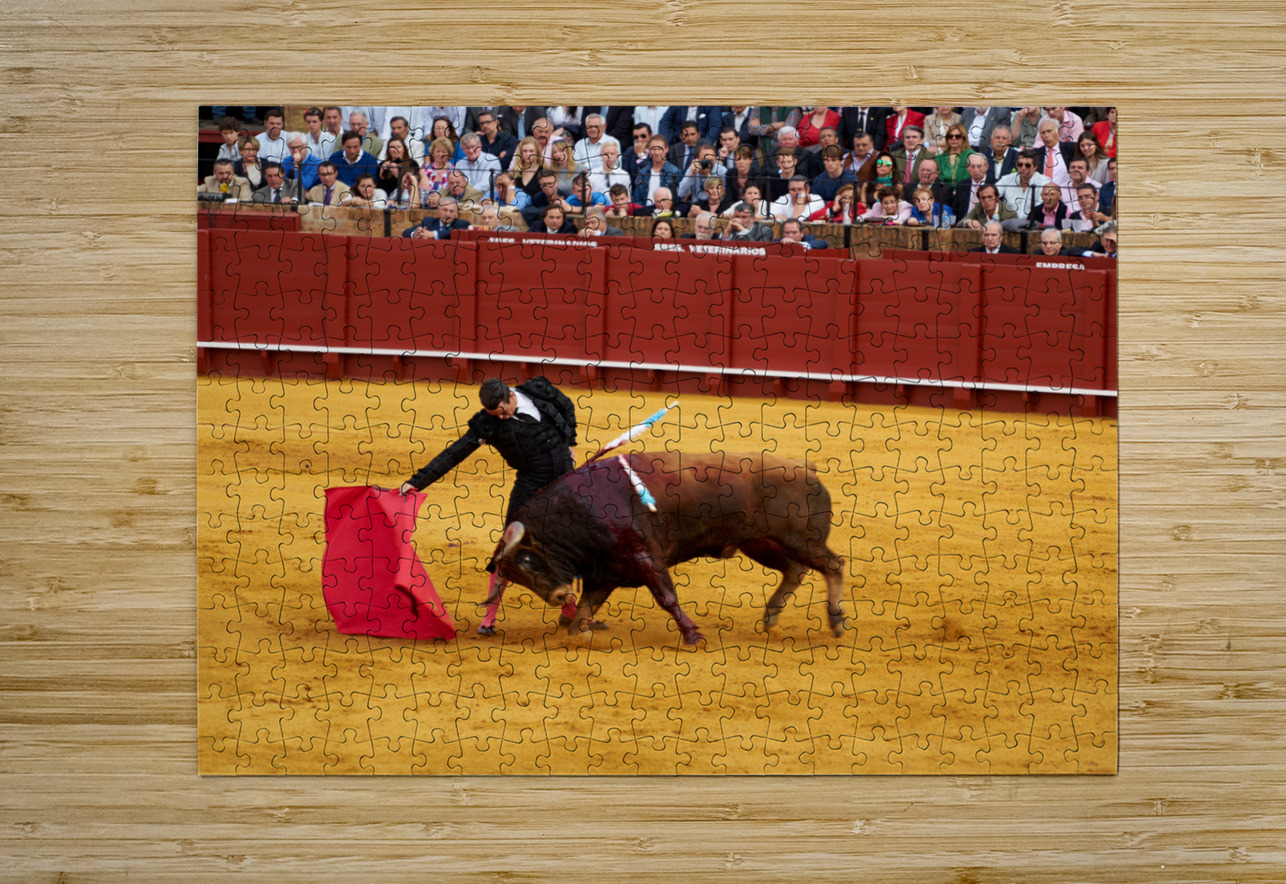 ANDALUSIA SPAIN. Bullfight in Seville Arena Marco Brivio Puzzle printing