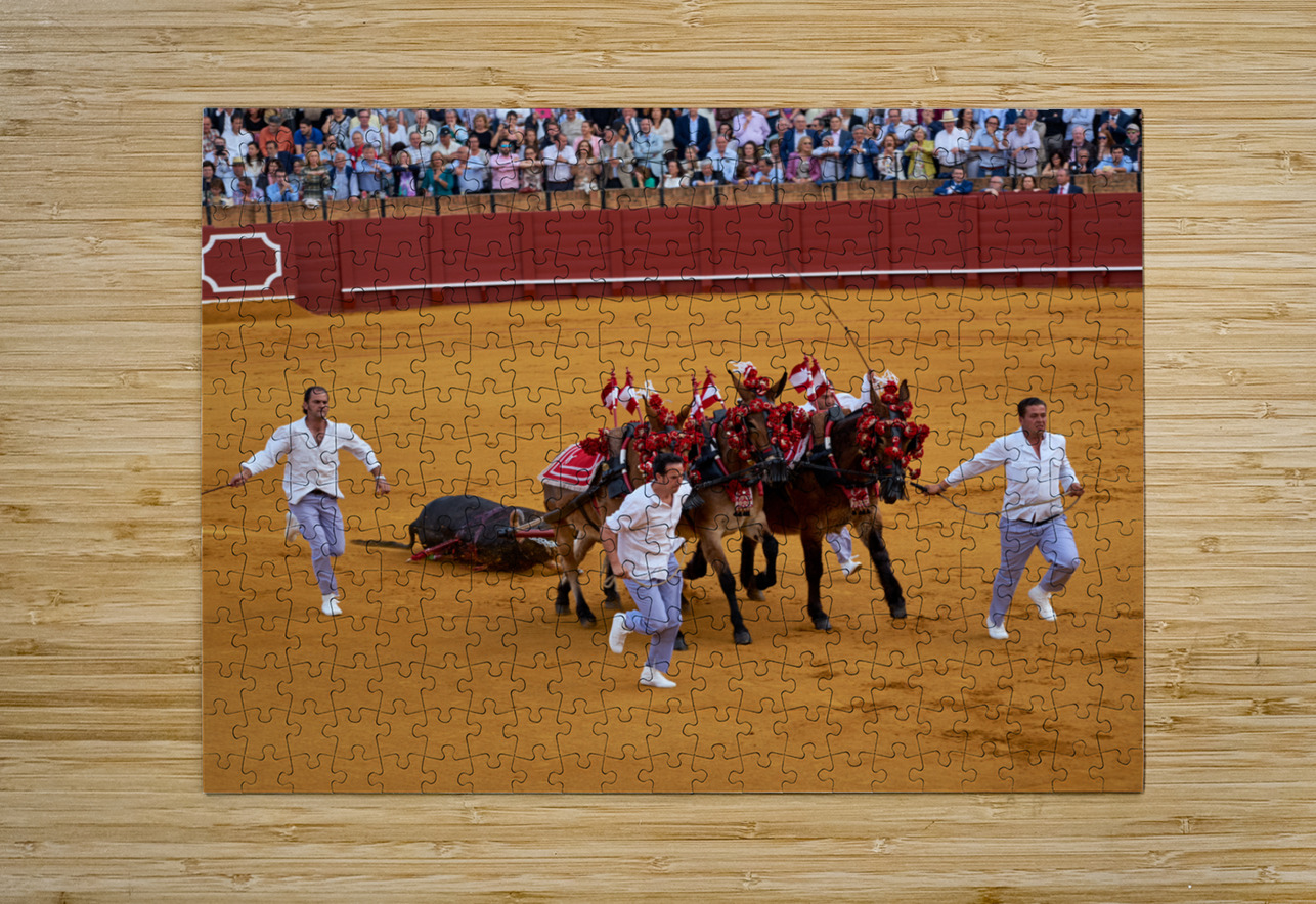 ANDALUSIA SPAIN. Bullfight in Seville Arena Marco Brivio Puzzle printing