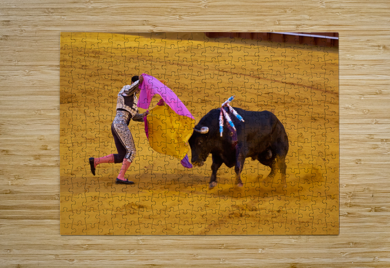 ANDALUSIA SPAIN. Bullfight in Seville Arena Marco Brivio Puzzle printing