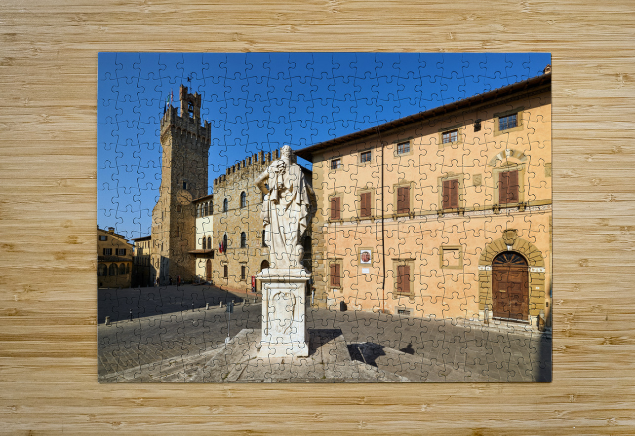 Arezzo Tuscany Italy. Palazzo dei Priori Communal Palace Marco Brivio Puzzle printing