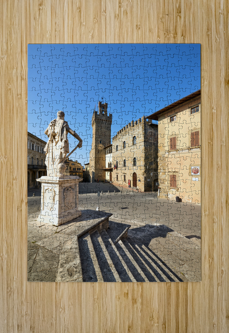 Arezzo Tuscany Italy. Palazzo dei Priori Communal Palace Marco Brivio Puzzle printing