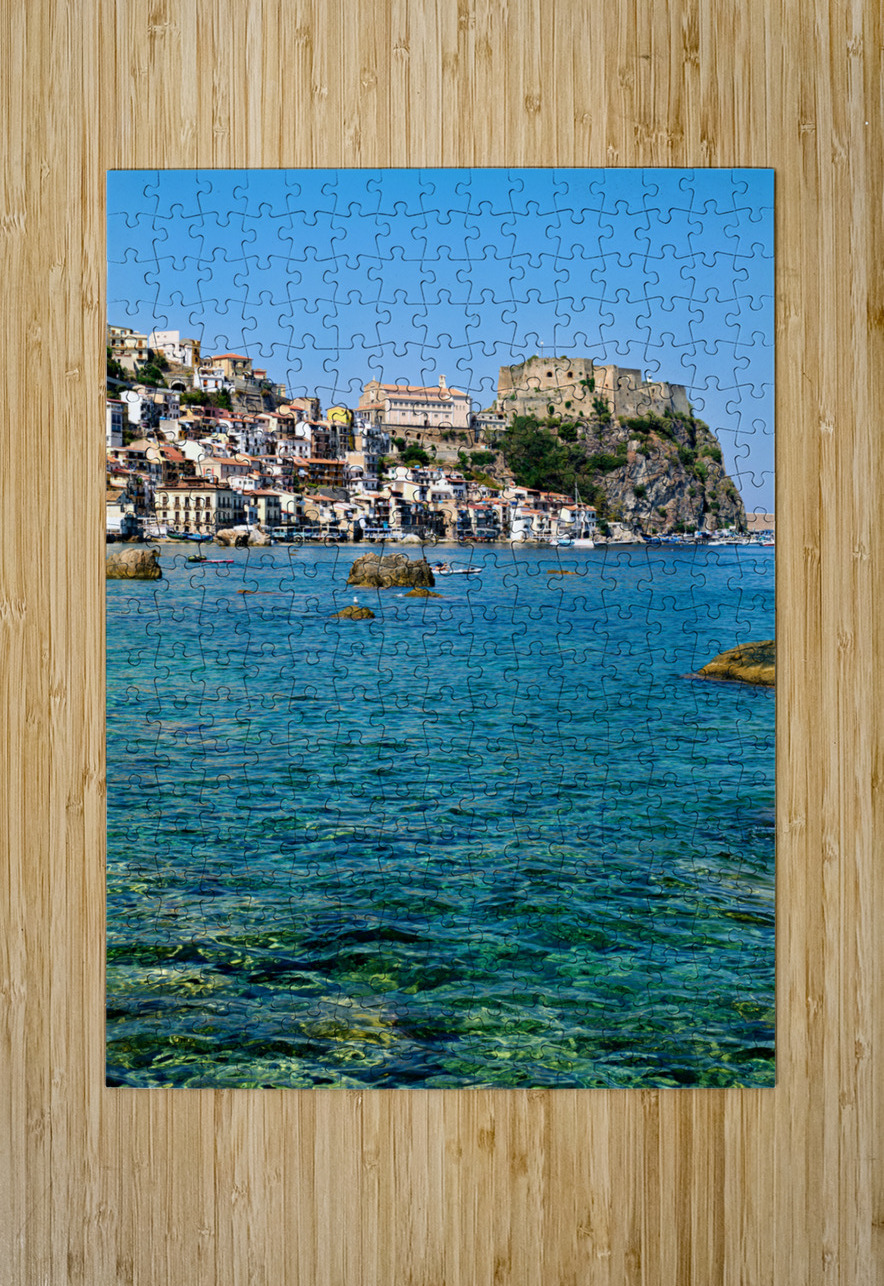 Scilla. The fishermen village of Chianalea Calabria Italy. Marco Brivio Puzzle printing