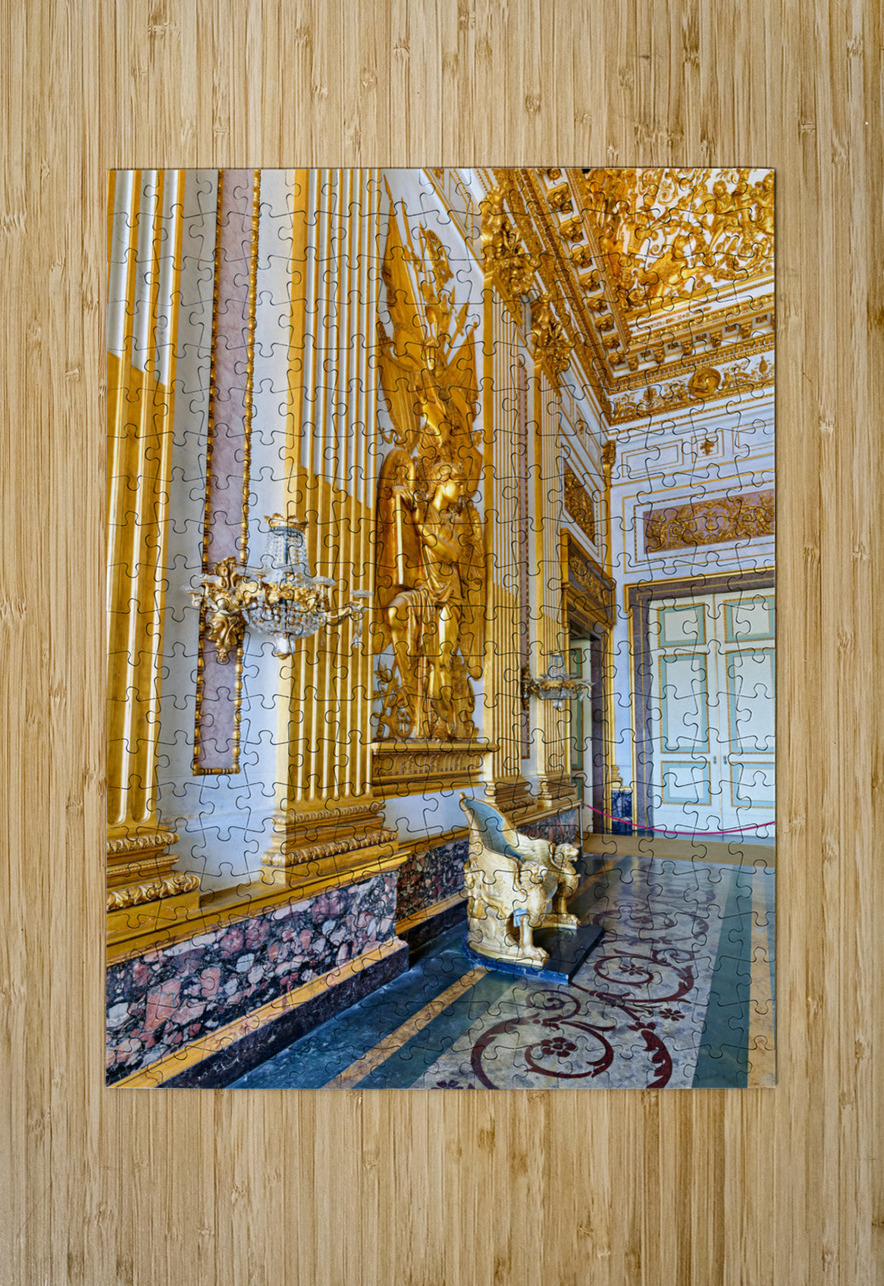 Caserta Campania Italy. The Royal Palace. The throne room Marco Brivio Puzzle printing