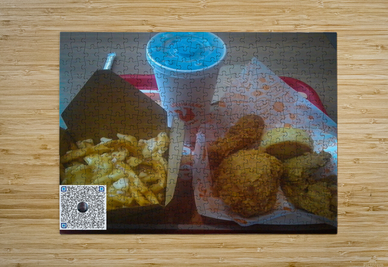 Poutine with Chicken Nightmare Puzzle printing