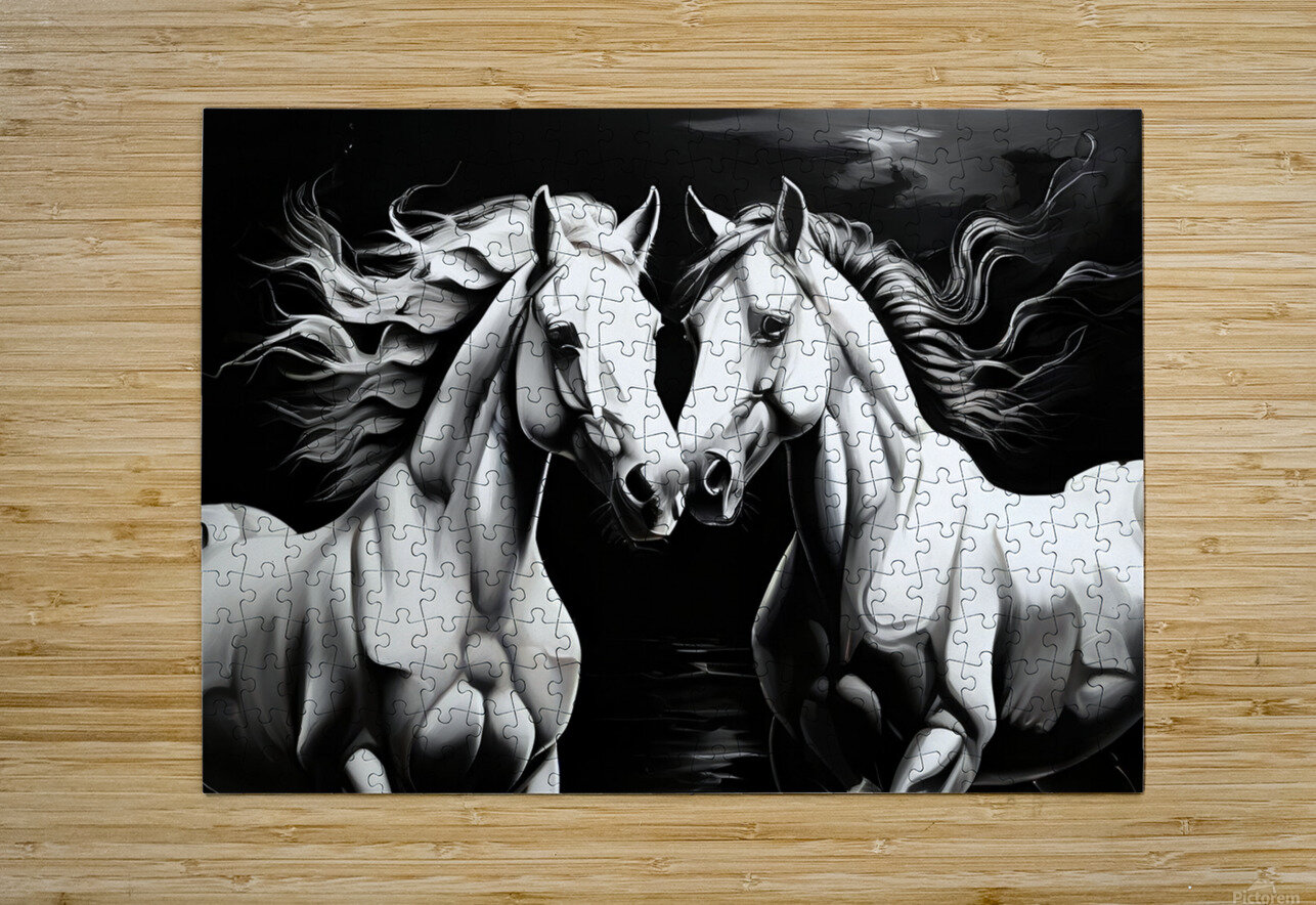 Horses 7 mohamed gaber Puzzle printing