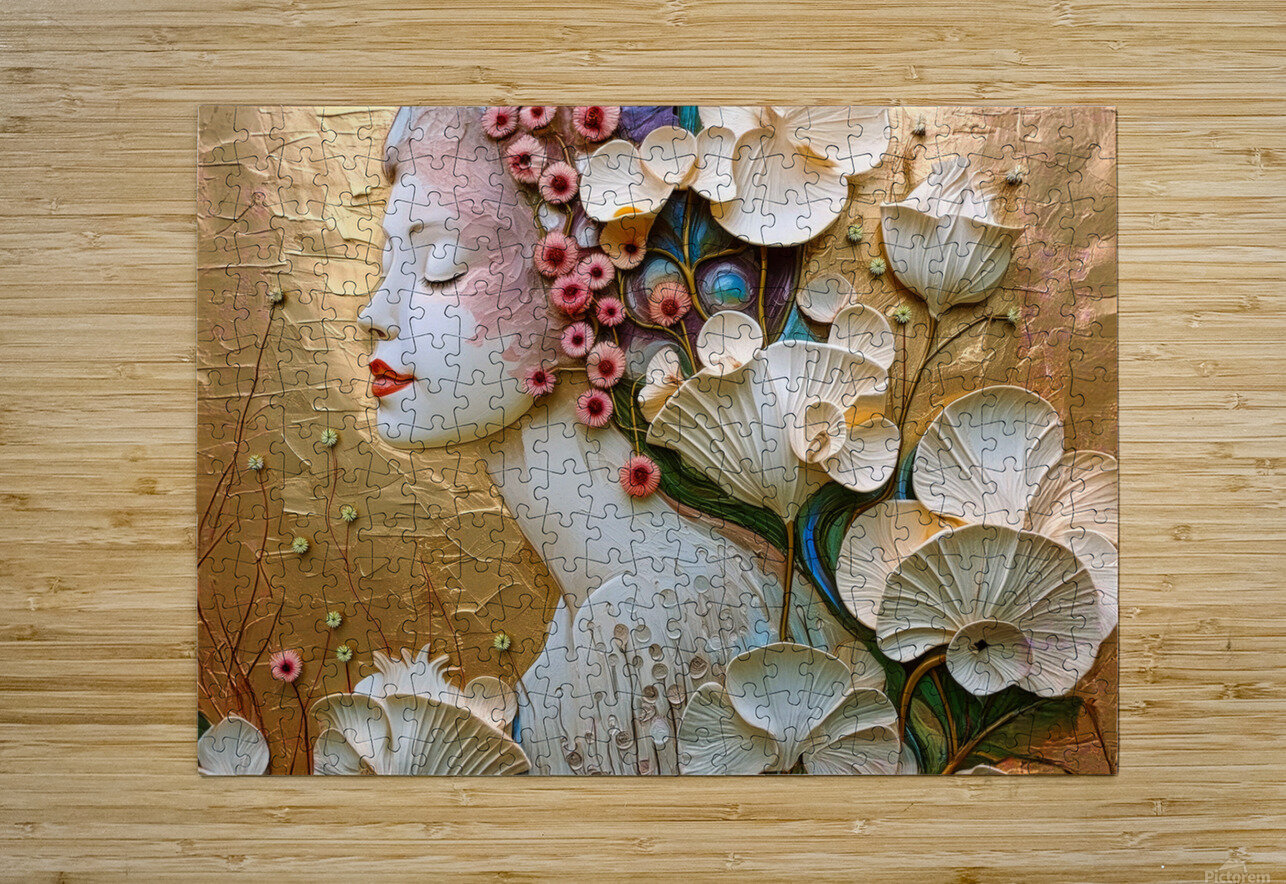 Womans face 13  Bob Tamburello Puzzle printing