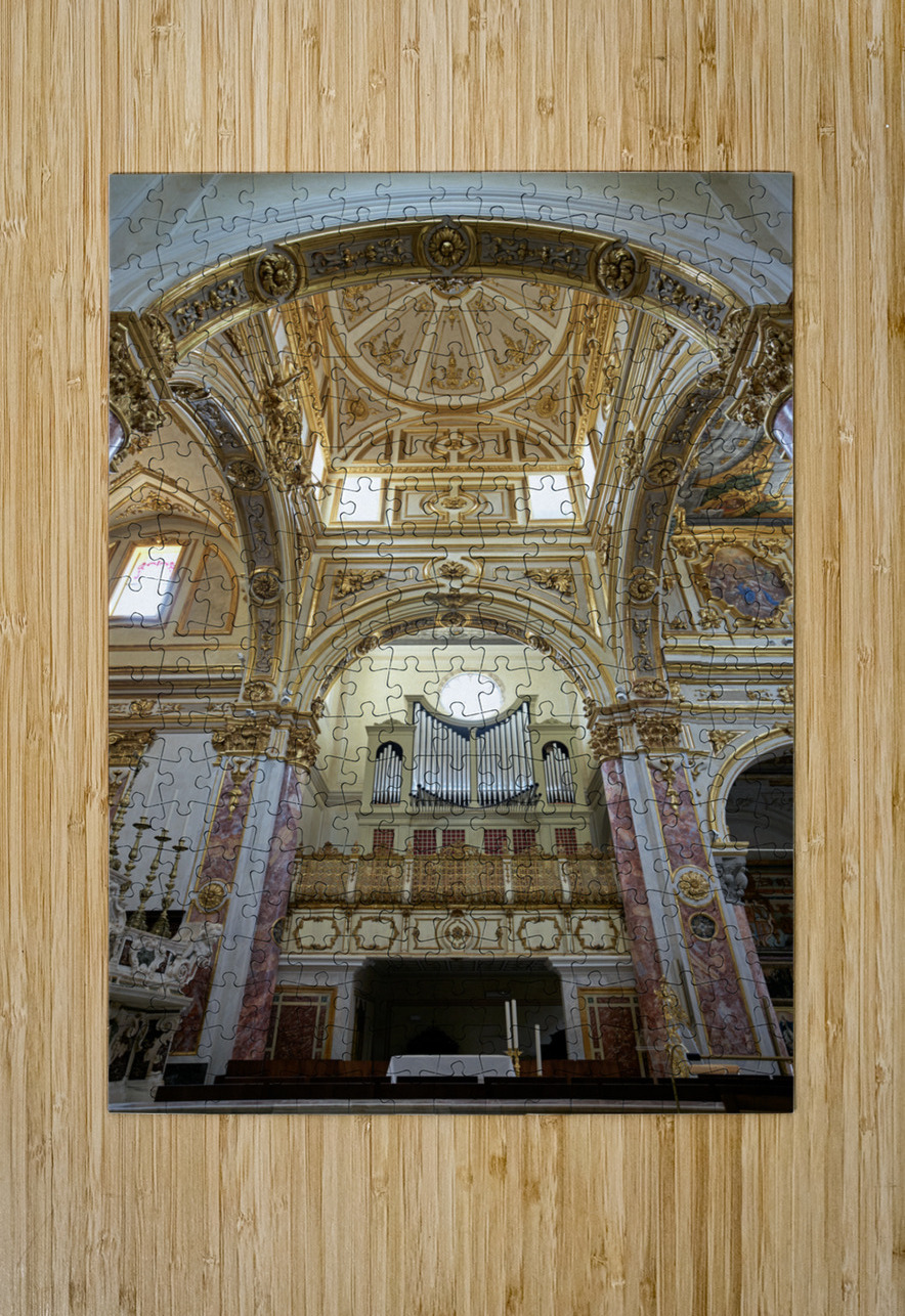 Matera Basilicata Italy. Basilica Pontificia Cattedrale di Maria Santissima della Bruna e SantEustachio Marco Brivio Puzzle printing