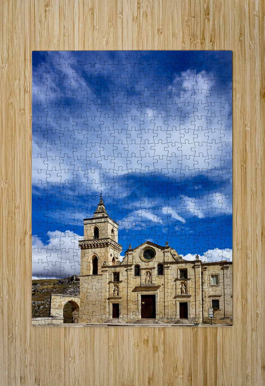 Matera Basilicata Italy. Saint Peter Caveoso Church Marco Brivio Puzzle printing
