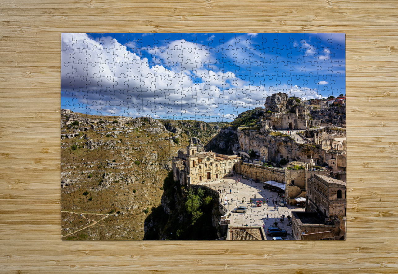 Matera Basilicata Italy. Saint Peter Caveoso Church Marco Brivio Puzzle printing