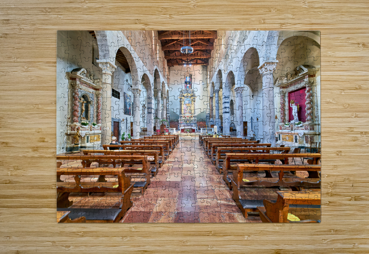 Pisa Tuscany Italy. The Church of San Michele in Borgo Marco Brivio Puzzle printing