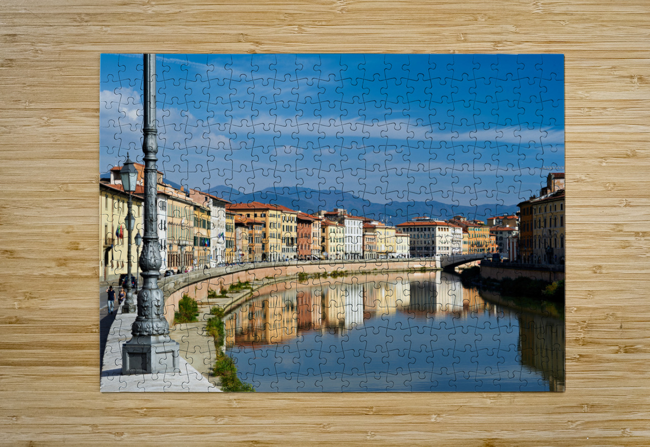 Pisa Tuscany Italy. The Arno river Marco Brivio Puzzle printing