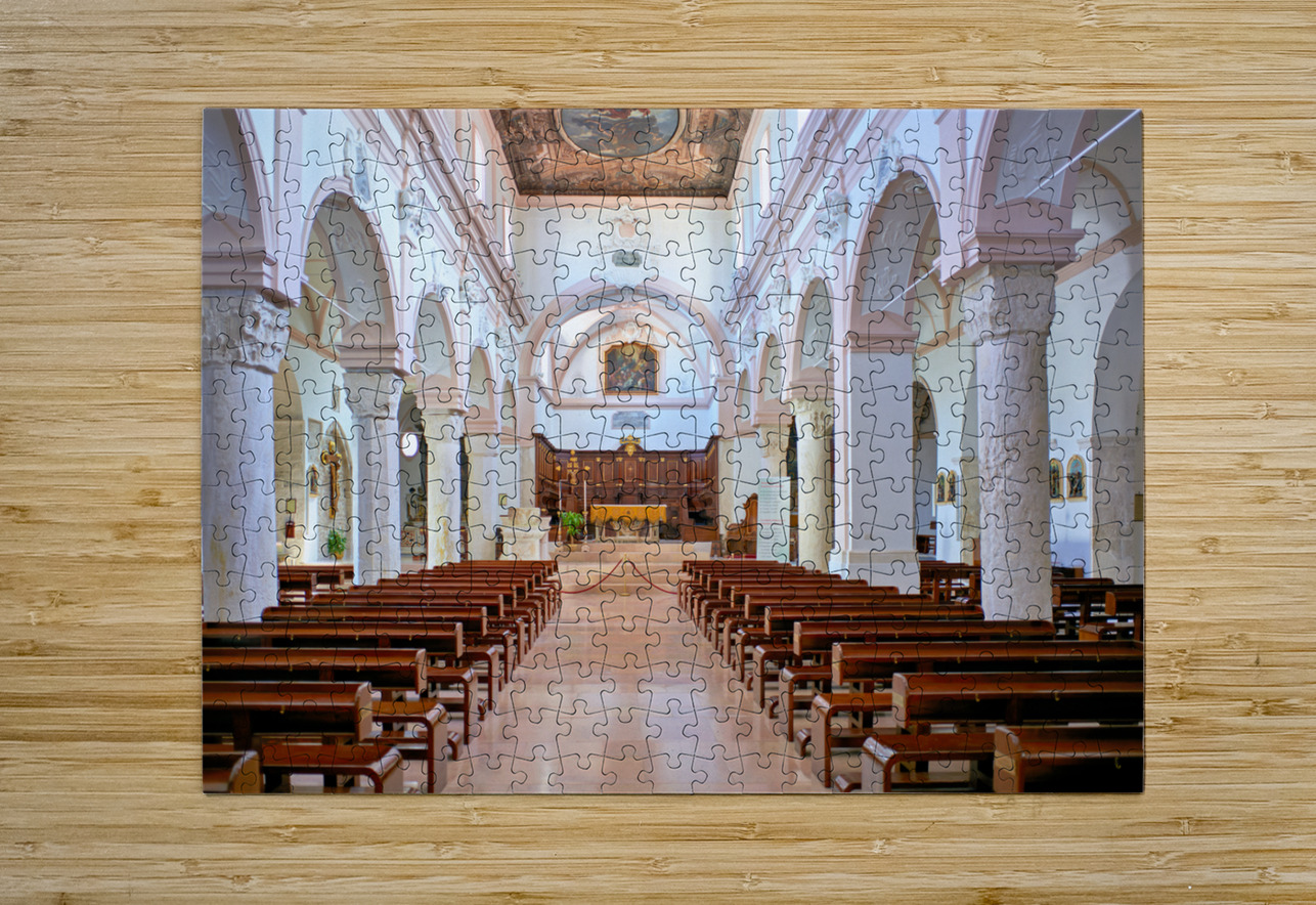 Vieste Gargano. Apulia Puglia Italy. The Cathedral Marco Brivio Puzzle printing