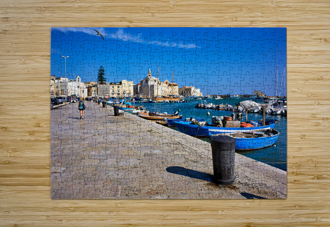 Apulia Puglia Italy. Trani. The seaport Marco Brivio Puzzle printing