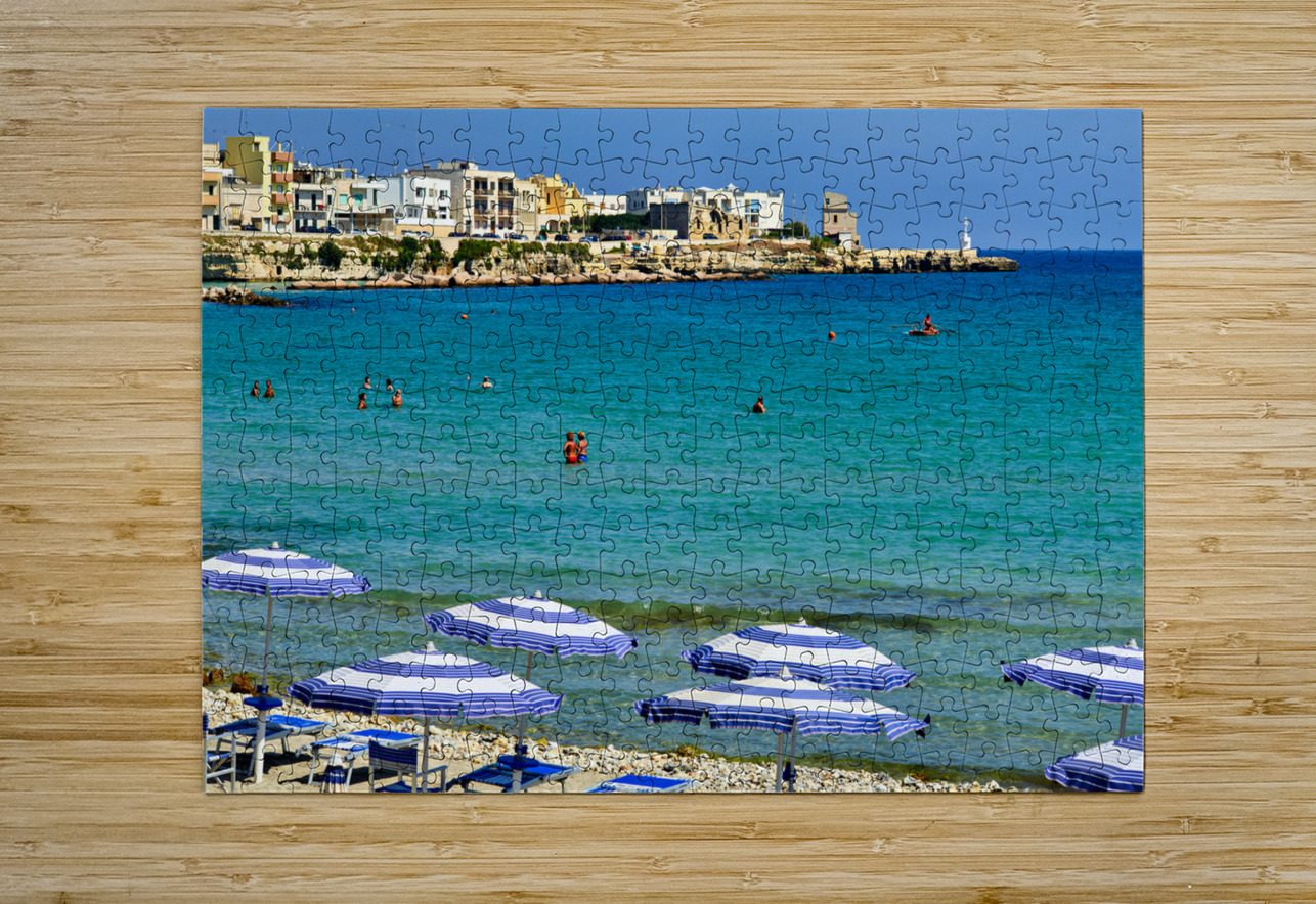 Apulia Puglia Salento. Italy. Otranto. The beach Marco Brivio Puzzle printing