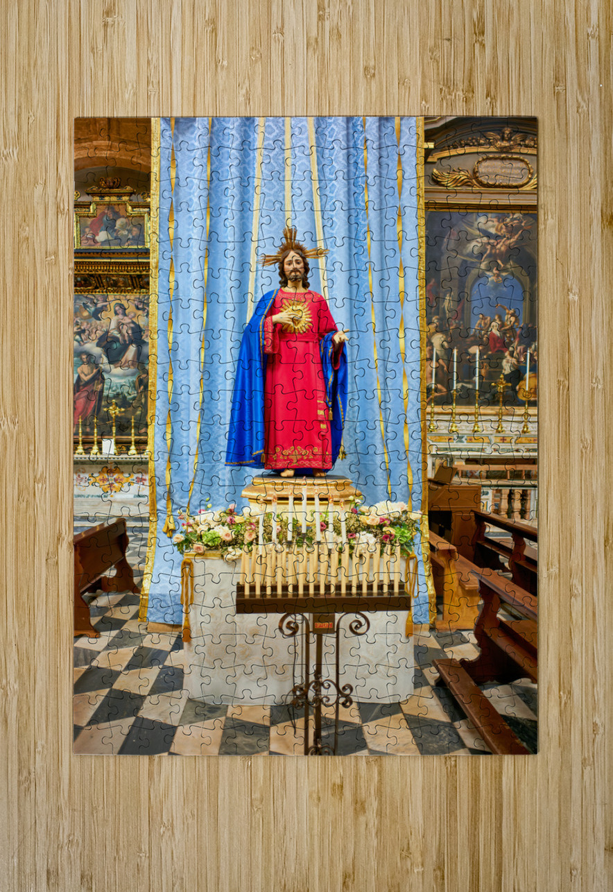 Salento. Apulia Puglia Italy. Gallipoli. The cathedral Marco Brivio Puzzle printing