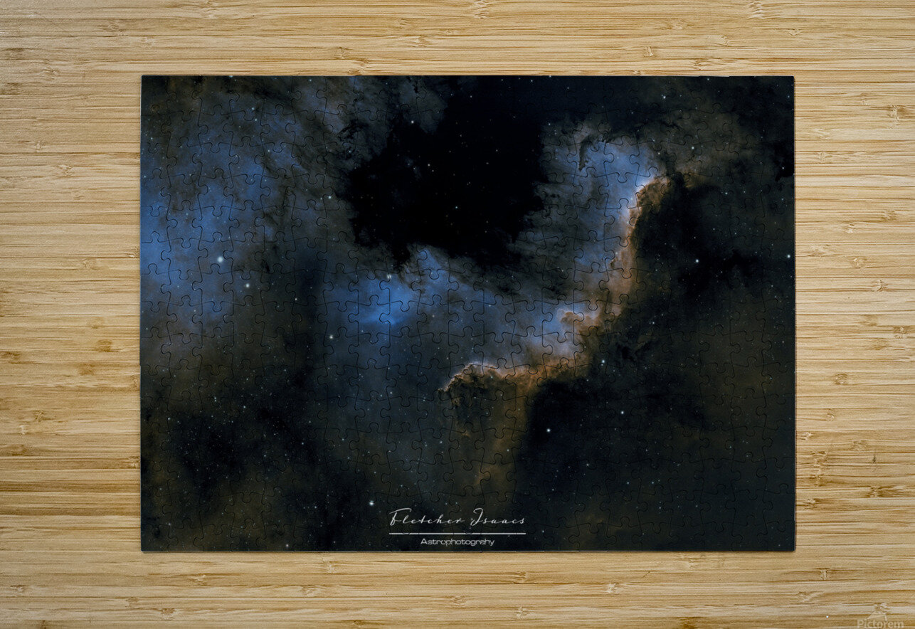 THE Cygnus Wall of the North American nebula  Fletcher isaacs Puzzle printing