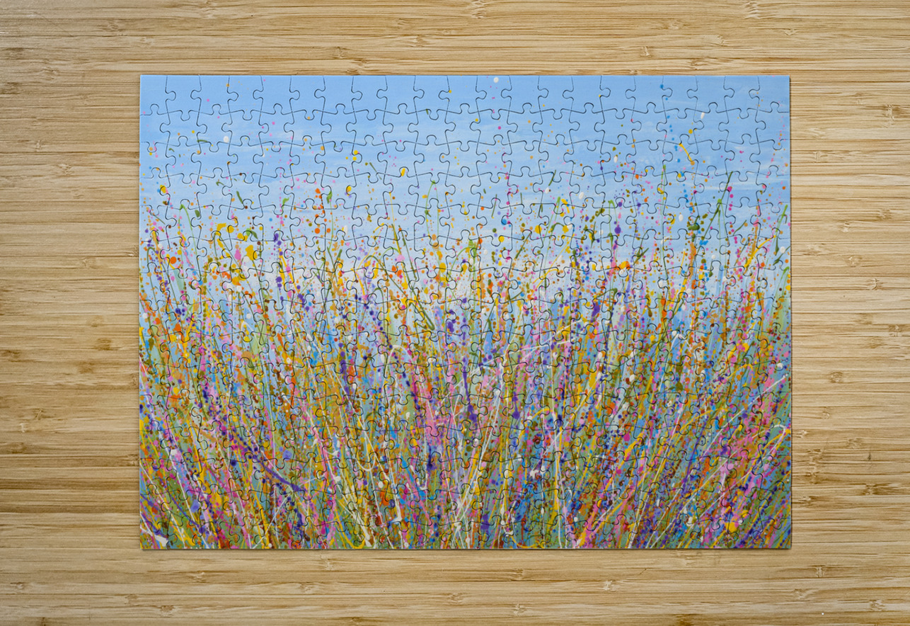 Blue Sky Meadow Olga Tkachyk Puzzle printing