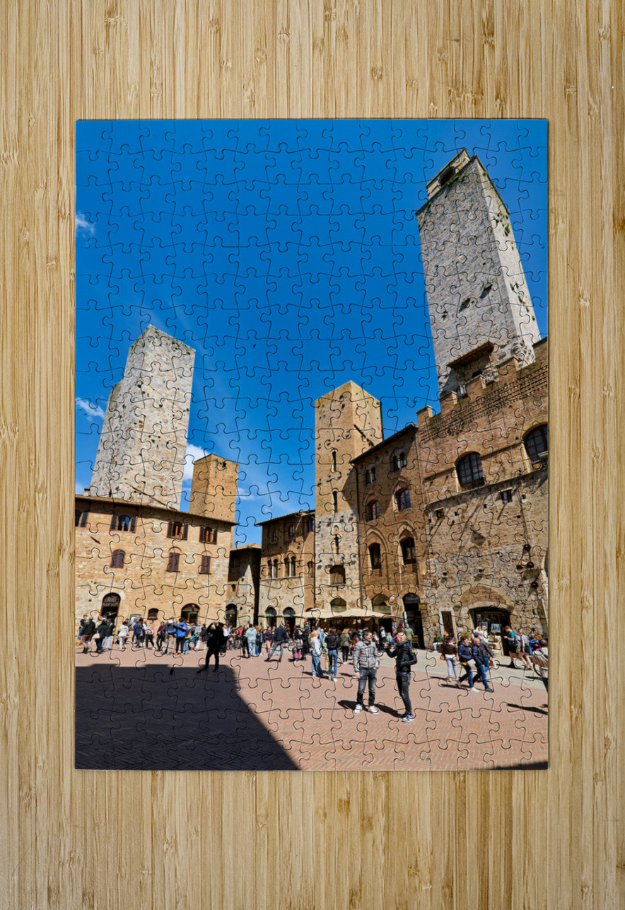 San Gimignano. Tuscany. Italy. Piazza del Duomo Marco Brivio Puzzle printing
