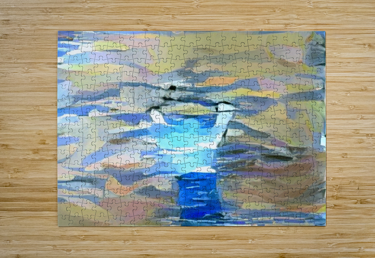 blue break Luciano Puzzle printing