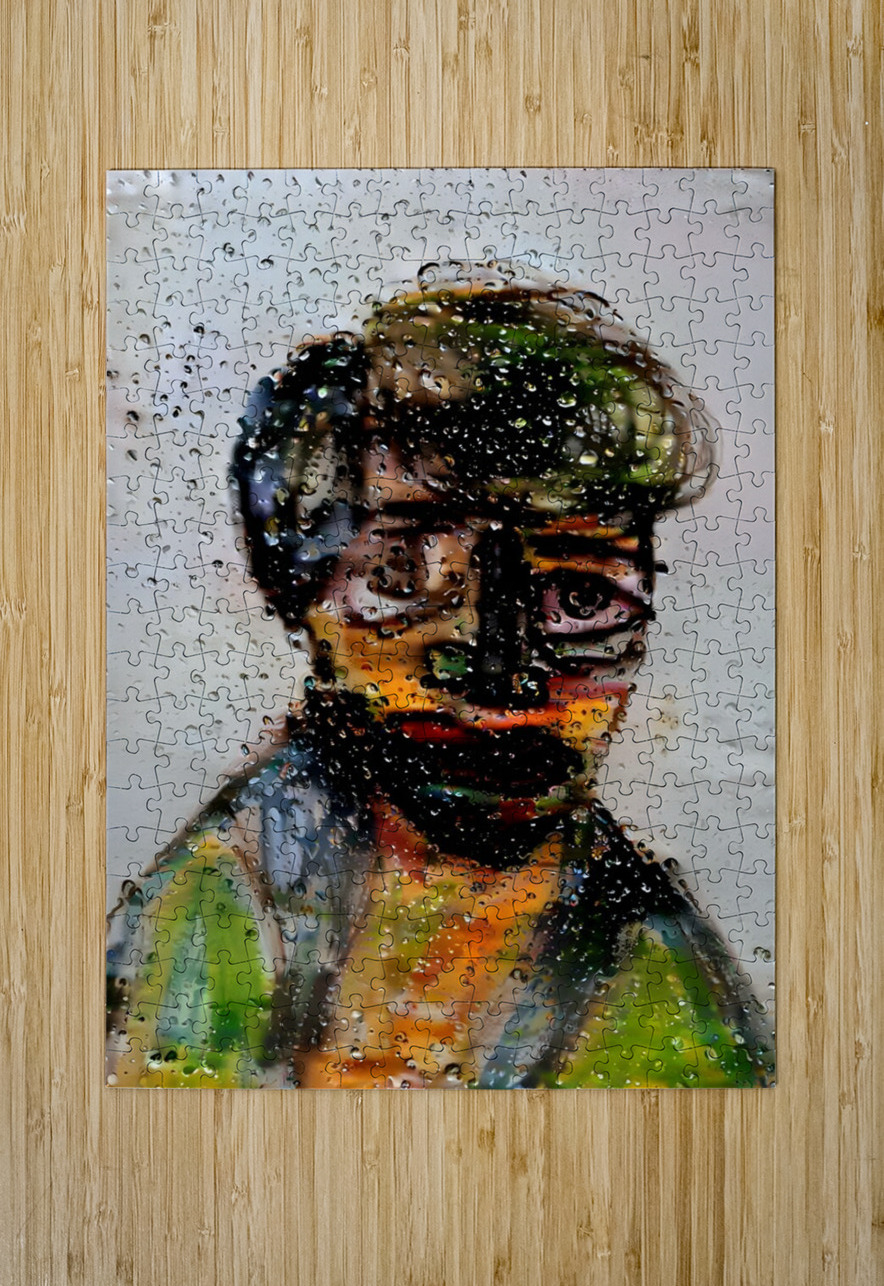 water drop portrait Luciano Puzzle printing