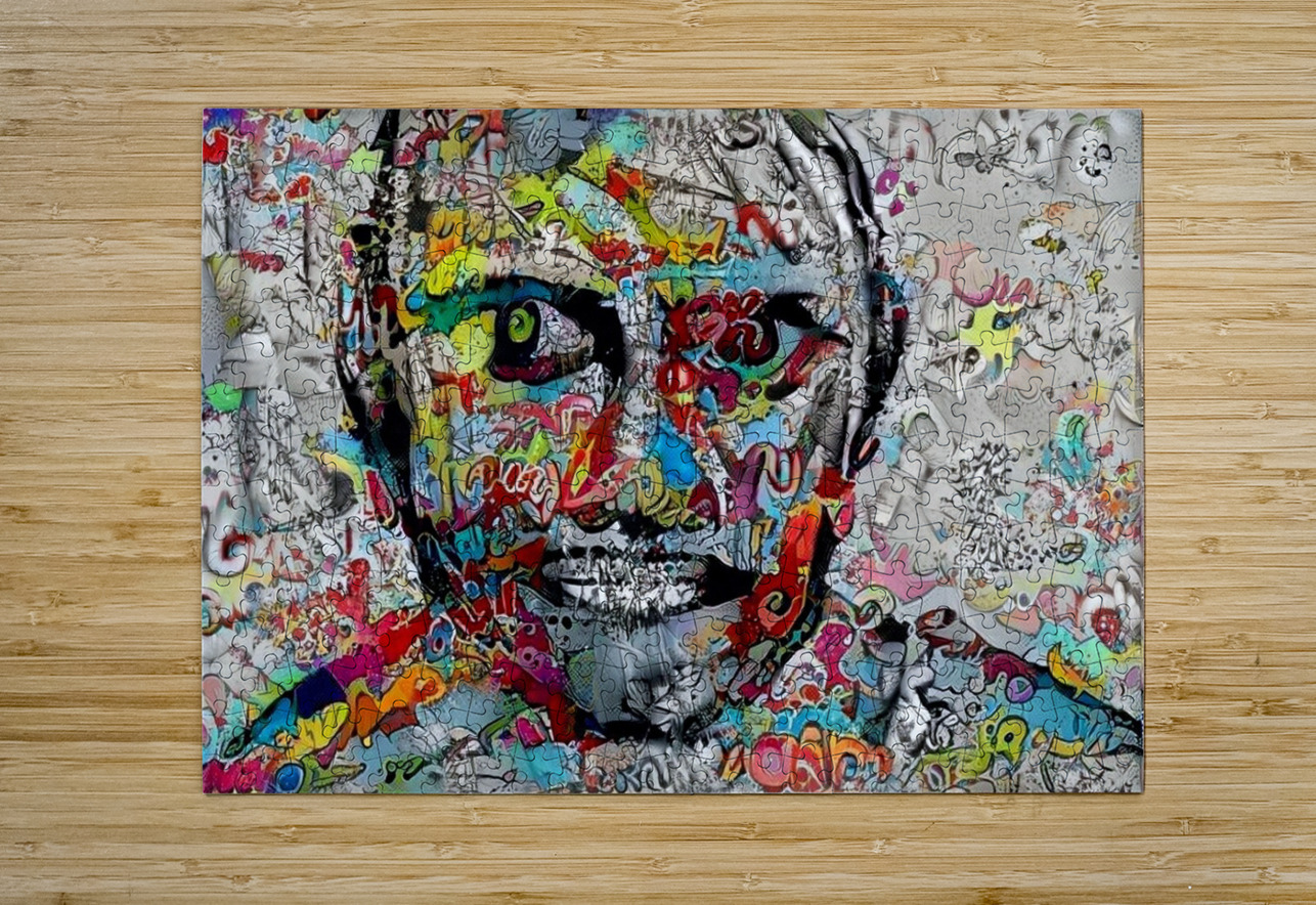 the graffti man Luciano Puzzle printing
