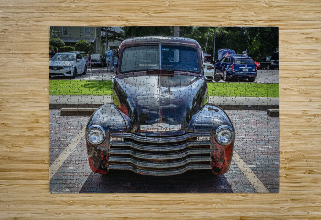 1950 Chevrolet Pick Up Truck Rat Rod 3100 X 6 Rich Franco Puzzle printing