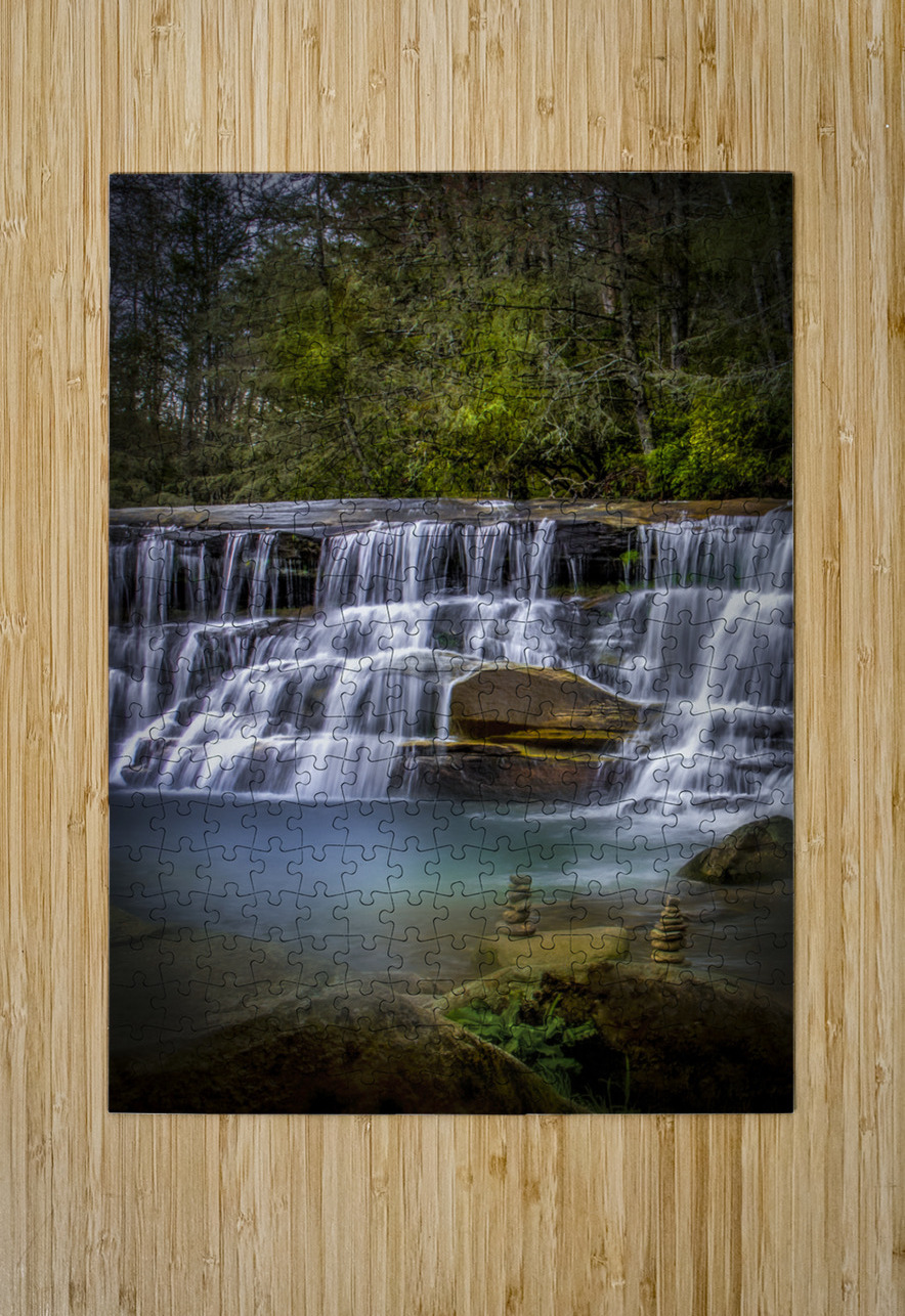 French Broad Falls Shelia Hunt Photography Puzzle printing