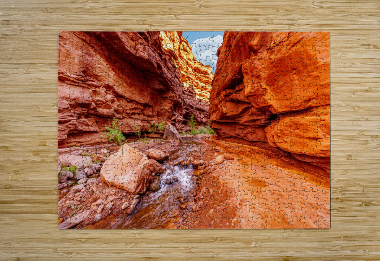 Small Waterfall Mary Jane Canyon Jennifer White Puzzle printing