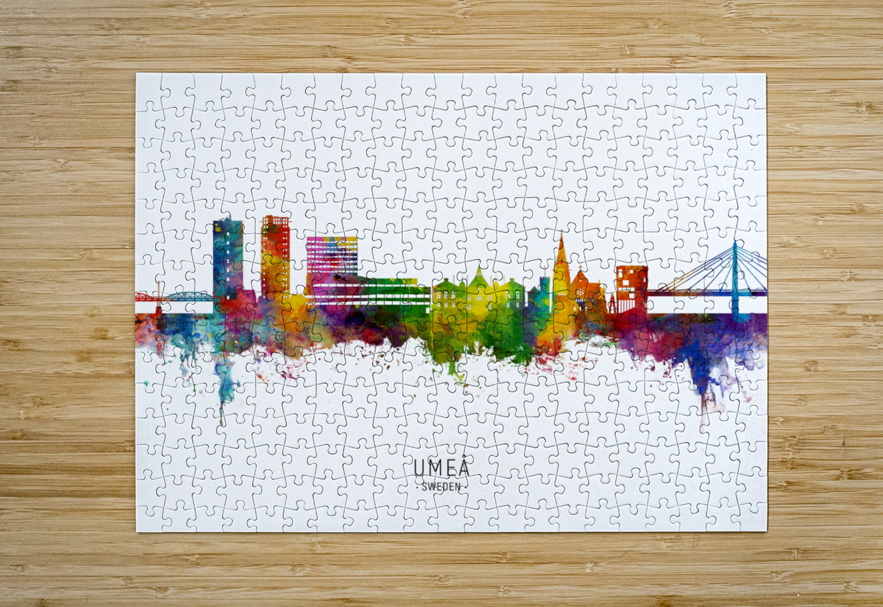 Umea Sweden Skyline Michael Tompsett Puzzle printing