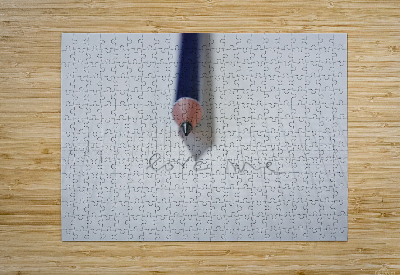 Words LOVE ME on paper and pencil victimewalker Puzzle printing