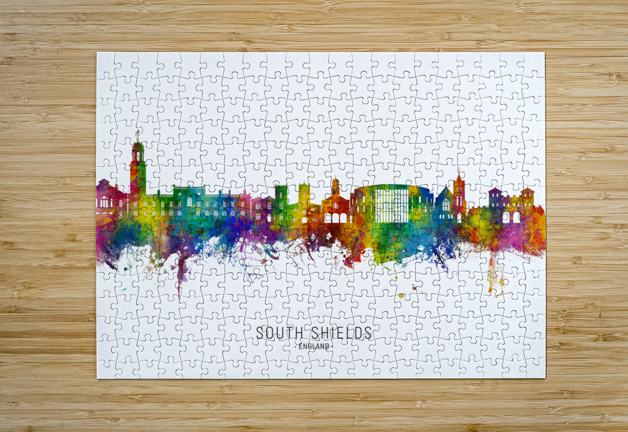 South Shields England Skyline Michael Tompsett Puzzle printing