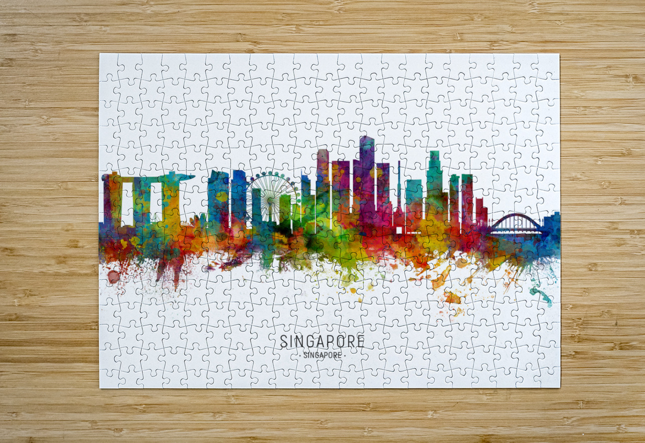 Singapore Skyline Michael Tompsett Puzzle printing