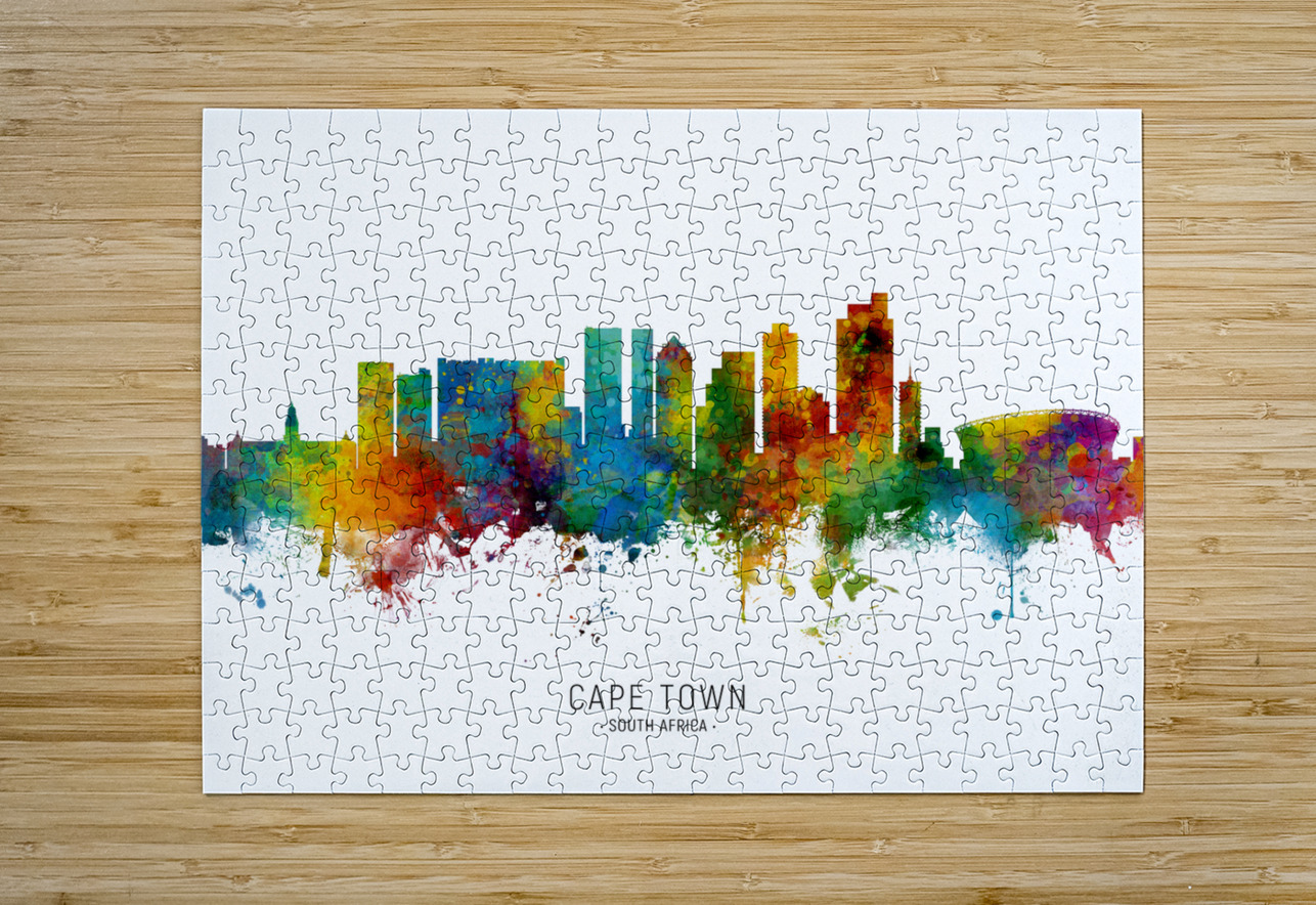 Cape Town South Africa Skyline Michael Tompsett Puzzle printing