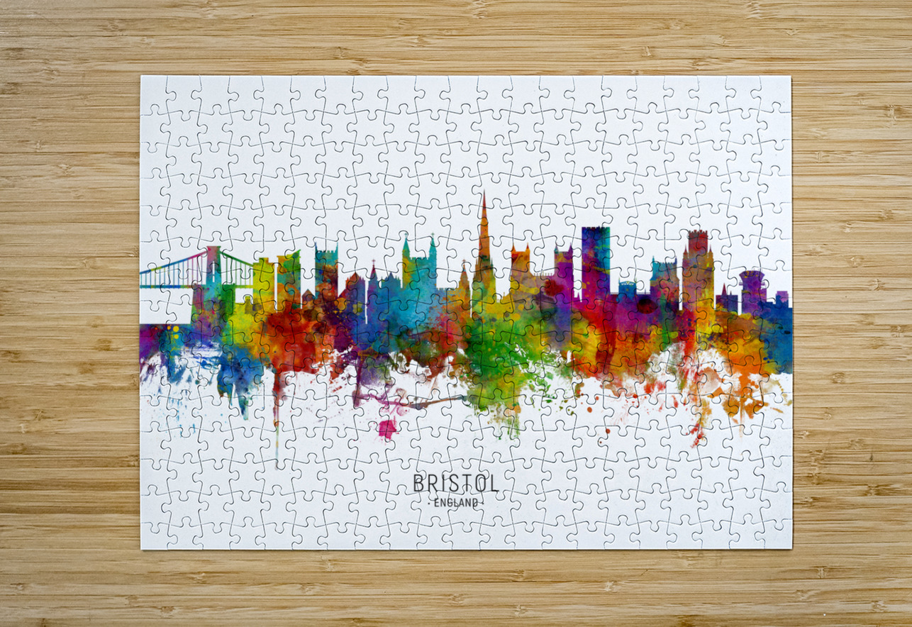 Bristol England Skyline Michael Tompsett Puzzle printing