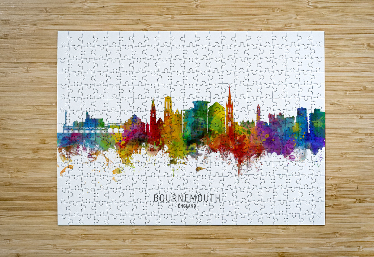 Bournemouth England Skyline Michael Tompsett Puzzle printing