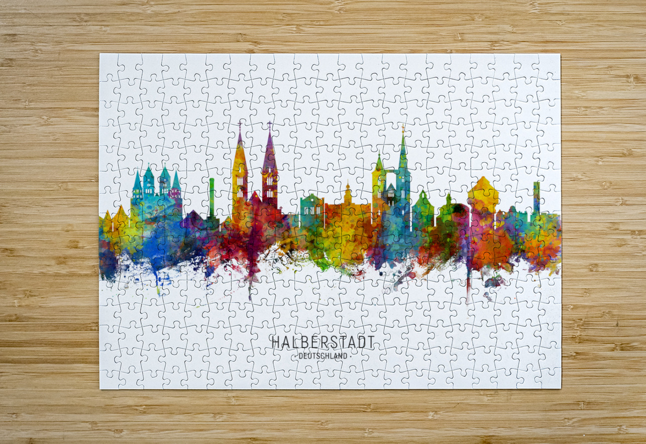 Halberstadt Germany Skyline Michael Tompsett Puzzle printing