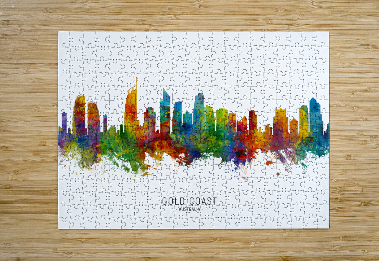 Gold Coast Australia Skyline Michael Tompsett Puzzle printing