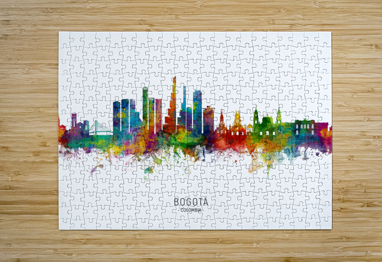 Bogota Colombia Skyline Michael Tompsett Puzzle printing
