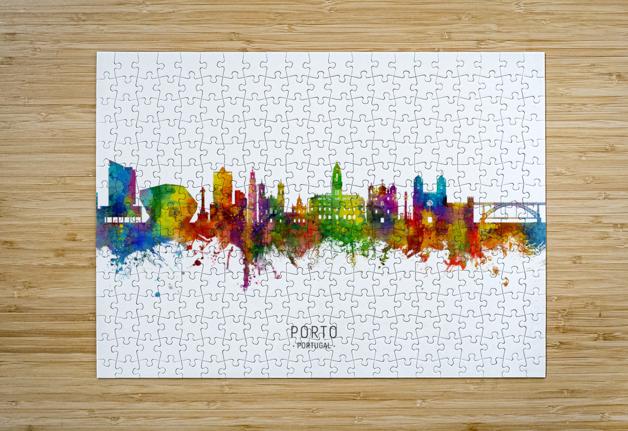 Porto Portugal Skyline Michael Tompsett Puzzle printing