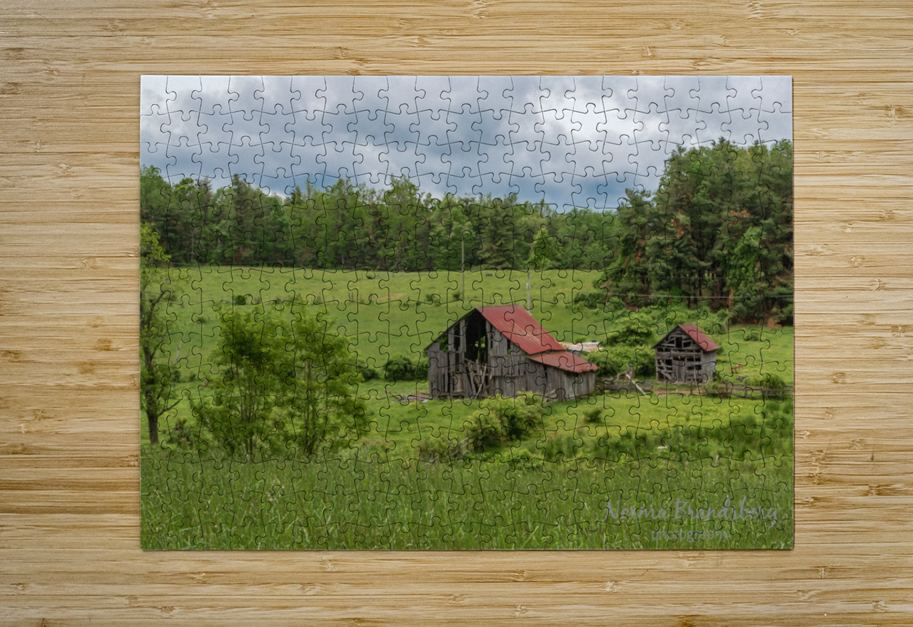 Farm on the Blue Ridge Norma Brandsberg Photography Puzzle printing