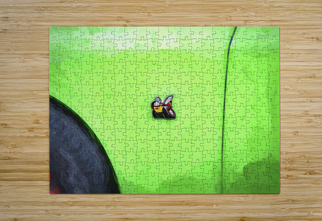 2020 Green Dodge Challenger Hemi RT Shaker X2 16 Rich Franco Puzzle printing