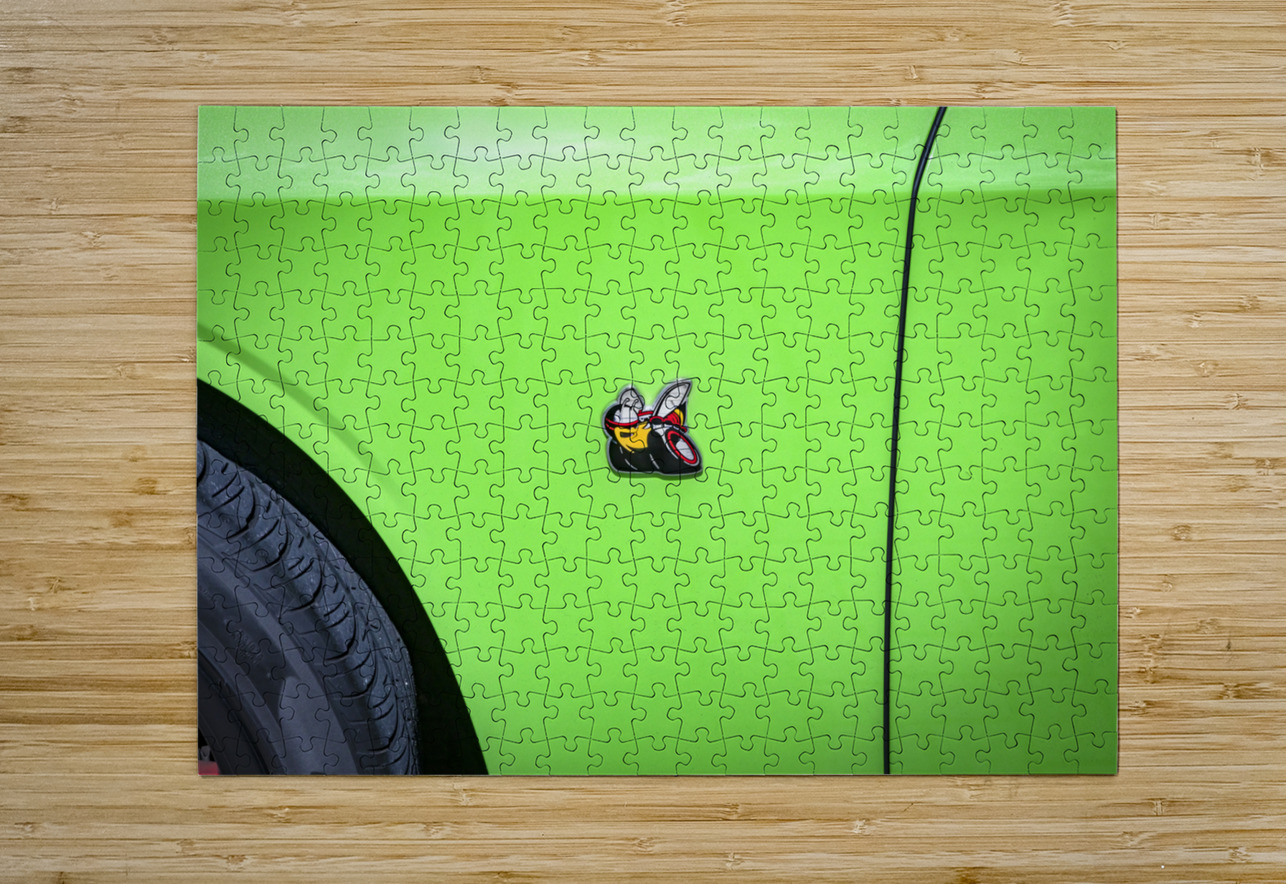 2020 Green Dodge Challenger Hemi RT Shaker X2 22 Rich Franco Puzzle printing